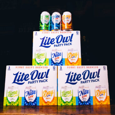 Lite Owl Party Pack Cartons and Cans